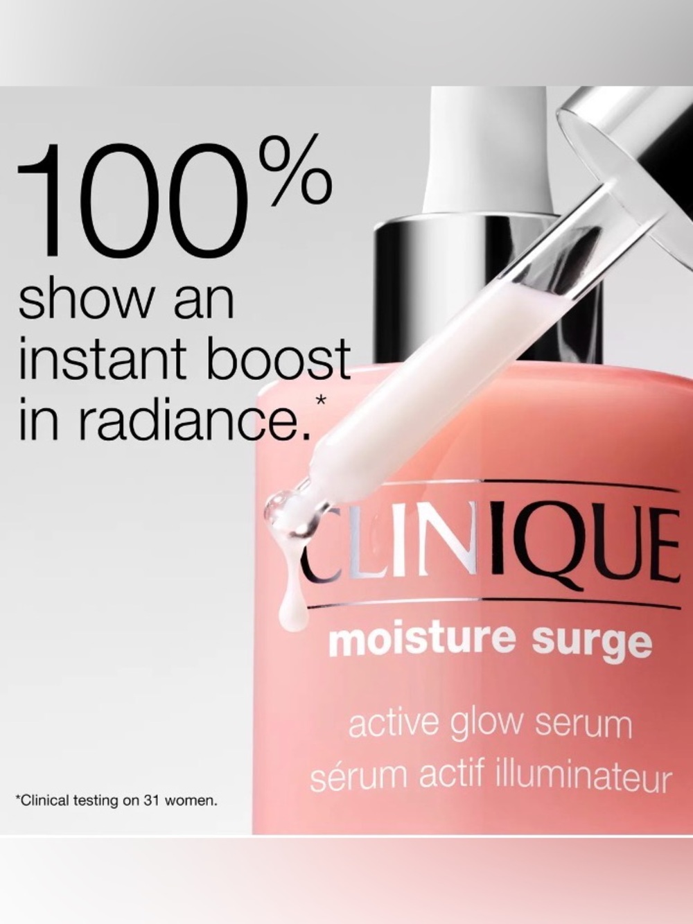 Clinique Moisture Surge Active Glow Serum-1oz-NIB